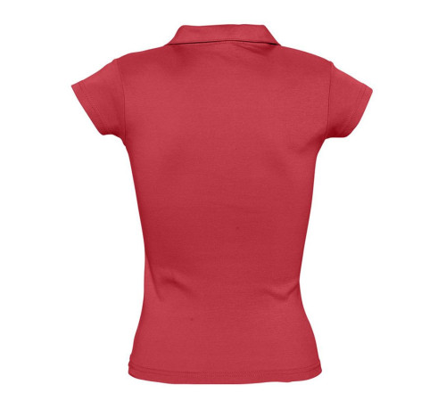 Рубашка поло женская без пуговиц Pretty 220, красная