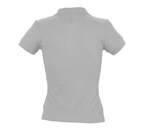 Рубашка поло женская People 210, серый меланж
