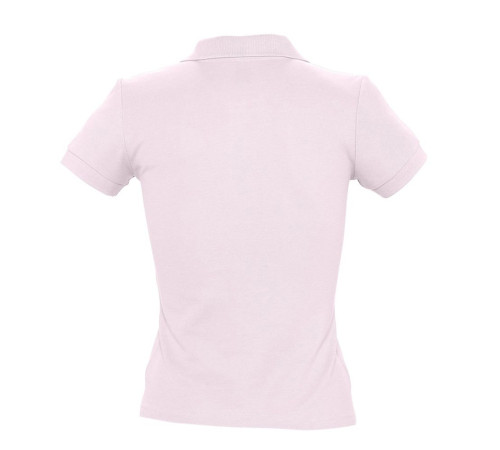 Рубашка поло женская People 210, нежно-розовая