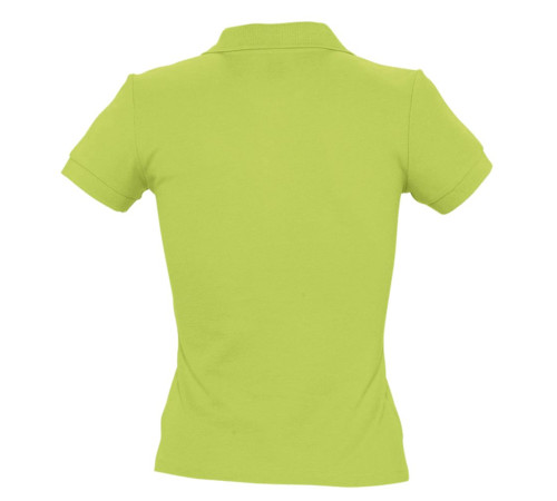 Рубашка поло женская People 210, зеленое яблоко