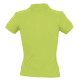 Рубашка поло женская People 210, зеленое яблоко