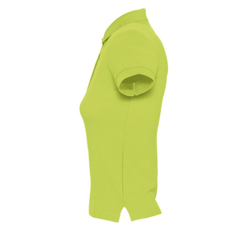 Рубашка поло женская People 210, зеленое яблоко