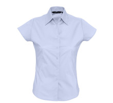 Рубашка женская с коротким рукавом Excess, голубая