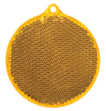 Пешеходный светоотражатель «Круг», оранжевый