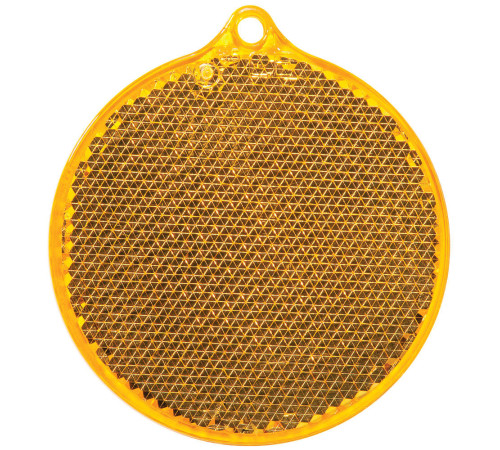 Пешеходный светоотражатель «Круг», оранжевый