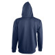 Толстовка мужская на молнии Soul Men 290 с контрастным капюшоном, темно-синяя