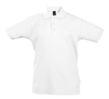 Рубашка поло детская Summer II Kids 170, белая