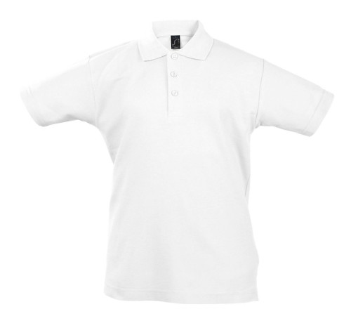 Рубашка поло детская Summer II Kids 170, белая