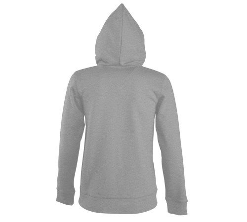 Толстовка женская на молнии с капюшоном Seven Women, серый меланж