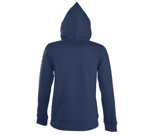 Толстовка женская на молнии с капюшоном Seven Women, темно-синяя