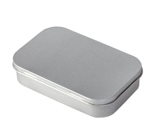Коробка Pragmax S, прямоугольная, серебристая