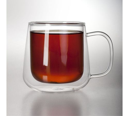 Чашка с двойными стенками Glass First