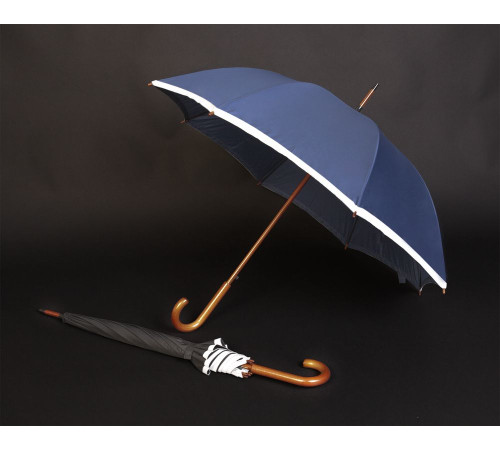 Зонт-трость светоотражающий Reflect, синий