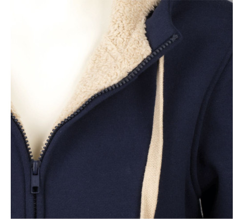 Толстовка унисекс на молнии Sherpa 280, темно-синяя