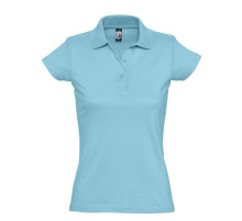 Рубашка поло женская Prescott Women 170, бирюзовая