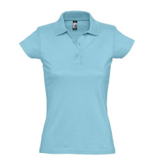 Рубашка поло женская Prescott Women 170, бирюзовая