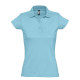 Рубашка поло женская Prescott Women 170, бирюзовая