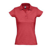 Рубашка поло женская Prescott Women 170, красная