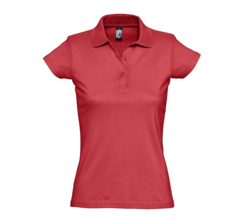 Рубашка поло женская Prescott Women 170, красная
