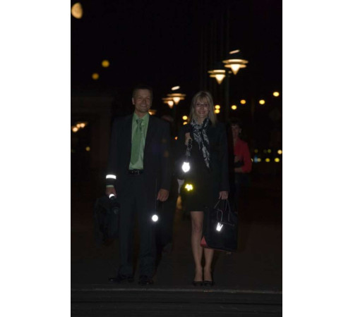 Светоотражатель «Квадрат», белый