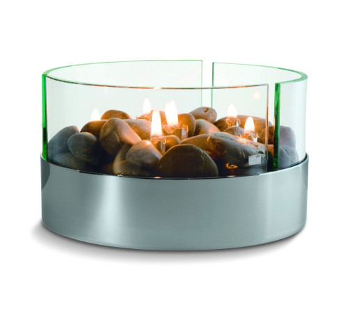 Настольный камин Magnifique с базальтовыми камнями, ver.2