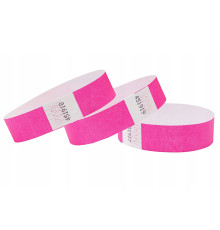 Бумажные браслеты TYVEK с нанесением в 1 цвет