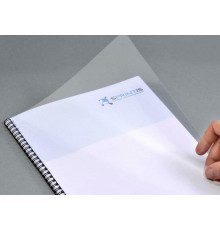 Прозрачная и задняя плотная обложки