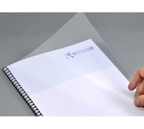 Прозрачная и задняя плотная обложки