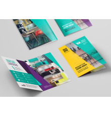 Буклет "Книжка" А6 (в развороте А5)