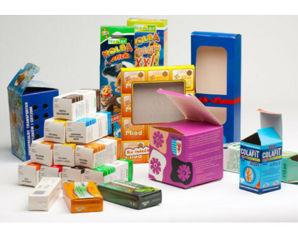 Коробки для упаковки продукции