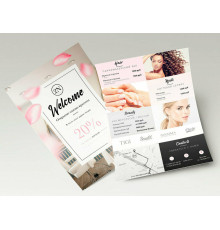 Флаер А6, 130гр, двухсторонний