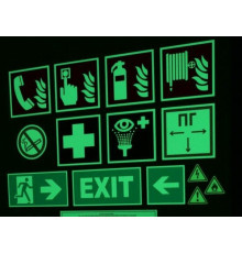 Печать на фотолюминесцентной пленке