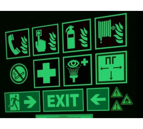 Печать на фотолюминесцентной пленке