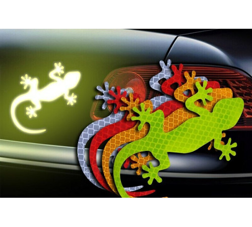 Наклейки на светоотражающей пленке