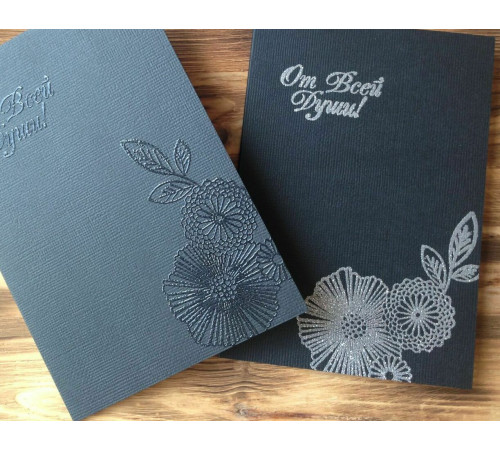 Выборочный лак и шелкография