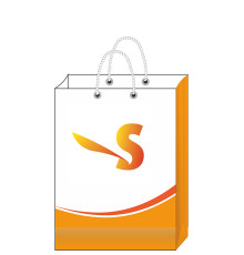 Бумажный пакет с полноцветной печатью 30х40х8см