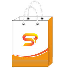 Бумажный пакет с полноцветной печатью 40х50х8см