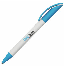 Пластиковая ручка с нанесением в 2 цвета