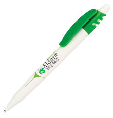 Пластиковая ручка с нанесением в 3 цвета