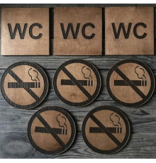 Табличка из дерева