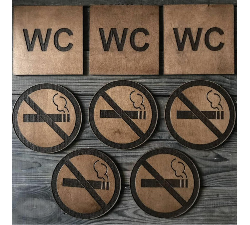 Табличка из дерева