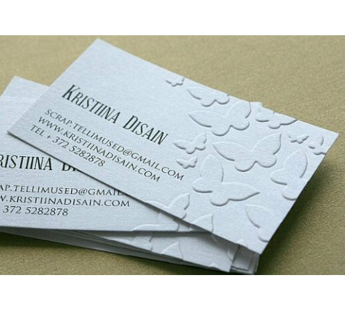 Визитка с конгревом